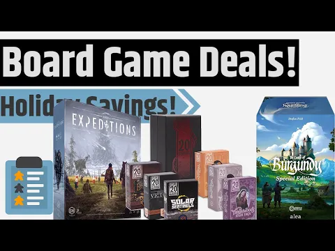 The Best Board Game Holiday Deals of 2025!