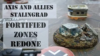 Axis and Allies Stalingrad Customized Fortified Zones Redone