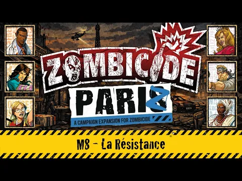 Zombicide 2nd Edition: PariZ Campaign (Mission M8) Board Game Gameplay