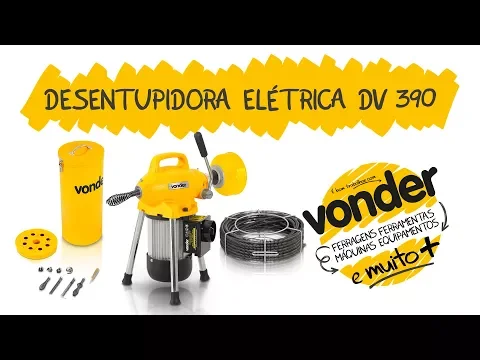 Desentupidora Elétrica 390W DV 390 127V (110V) Vonder