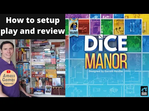 Dice Manor #howtoplay #review #boardgame #party #tabletop AmassGames #games #dice #bgg #game
