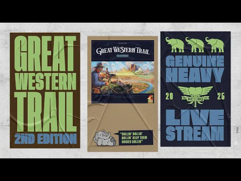 Great Western Trail (2e) - 4p Play-through by Heavy Cardboard