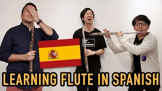 We Learn Flute in Spanish