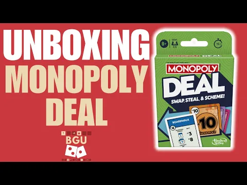 Monopoly Deal Card Game Unboxing