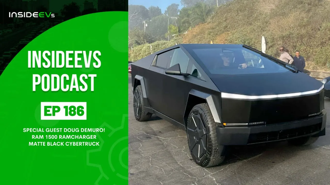 InsideEVs Podcast #186: Special Guest Doug Demuro, Ram 1500 Ramcharger, Matte Black Tesla Cybertruck