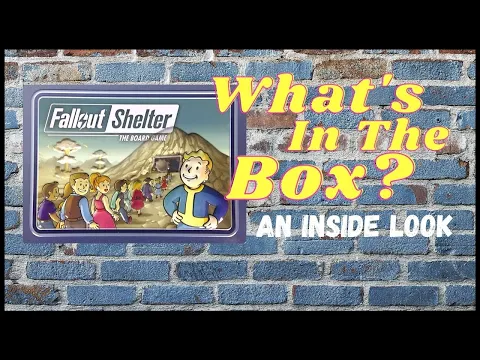 Fallout Shelter (The Board Game) - An Inside Look At What's In The Box