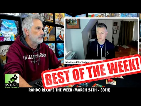 My #1 new designer has a 4th game coming, plus a HACK ATTACK!! | Rahdo Recaps the Week of Mar 24-30