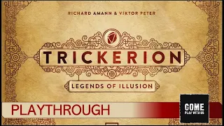 Trickerion: Legends of Illusion Solo Playthrough with Dahlgaard's Acedemy Expansion