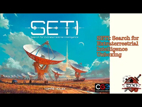 SETI: Search for Extraterrestrial Intelligence Board Game Unboxing