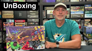 TDG: Legendary: A DC Deck Building Game unboxing with Ray