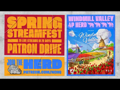 Windmill Valley - 4p Teaching, Play-through, & Roundtable Discussion by Heavy Cardboard