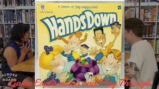 HandsDown. Rules, set-up and play through.