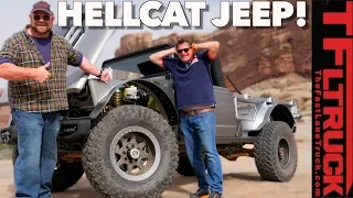 So Cool it Hurts! This is What Happens When You Put a Hellcat Hemi Into a Classic 1968 M-715 Jeep