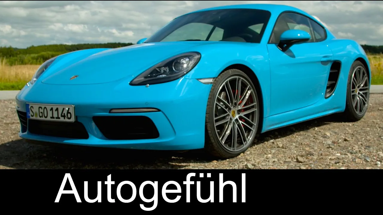 Porsche 718 Cayman S Sound Racetrack & Colours preview Exterior/Interior