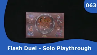 Flash Duel - Solo Playthrough | 063 | CulBlu and Cardboard