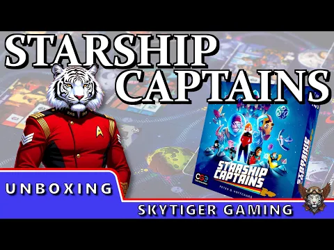 Starship Captains by Czech Games Edition - (Unboxing) - with Wildscarr
