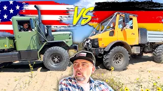 Tank Trap vs Bobbed Deuce vs Unimog: Which Truck Gets Trapped?