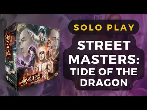 (Viktoria Fighter Deck) Street Masters: Tide of the Dragon Board Game Full Solo Gameplay | DaniCha