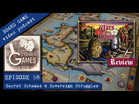 WARS OF THE ROSES BOARD GAME Full Review & Overview of How to Play - Lancaster vs. York - E98