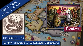 WARS OF THE ROSES BOARD GAME Full Review & Overview of How to Play - Lancaster vs. York - E98