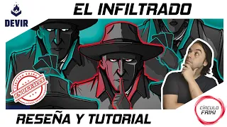 ⭕ El Infiltrado 🕵️ Reseña y Cómo se juega / tutorial 🕵️ Juego de mesa Bazas y Roles ocultos - Devir