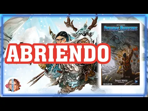 Abriendo expansión PINTURAS RUPESTRES para ENDLESS WINTER: PALEOAMERICANOS