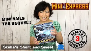 Mini Express Board Game - A Kickstarter Preview - Stella's Short and Sweet