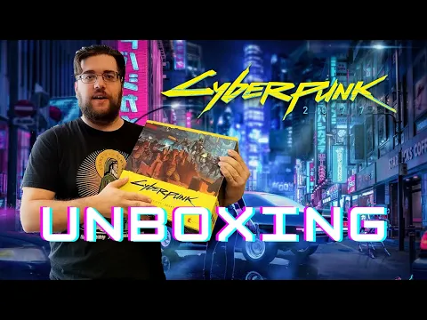 Unboxing Cyberpunk 2077: Gangs of Night City The Board Game