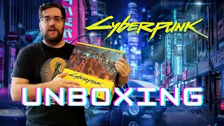 Unboxing Cyberpunk 2077: Gangs of Night City The Board Game