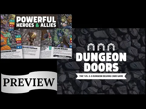 Dungeon Doors Preview Dice Tower West 2023