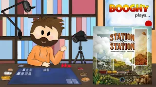 Booghy plays... Station to Station(3p, Playthrough, Review)
