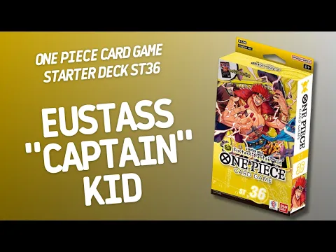 One Piece Card Game Starter Deck Yellow Eustass "Captain" Kid ST36 | Inside with João Ricardo Ep919
