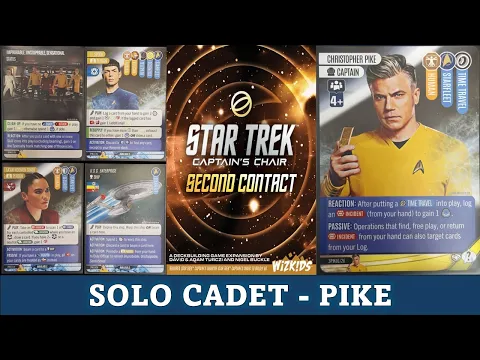 DGA Plays Board Games: Star Trek: Captain's Chair - Solo / Cadet Practice #9 (Pike)