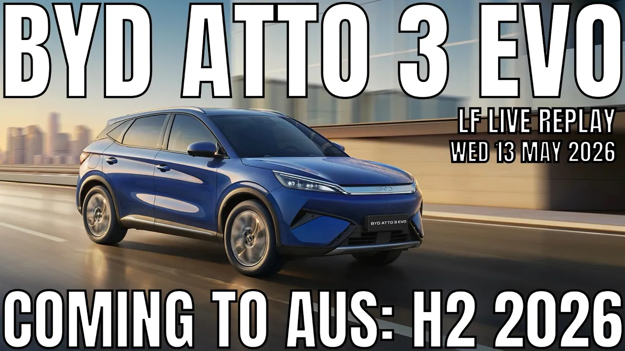 BYD Atto 3 Evo Coming to Australia H2 2026: AWD RWD and 220kW Charging