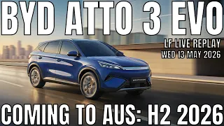 BYD Atto 3 Evo Coming to Australia H2 2026: AWD RWD and 220kW Charging