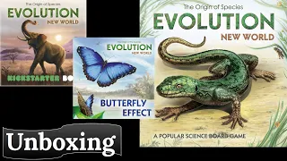 Evolution New World and Kickstarter Box: Unboxing