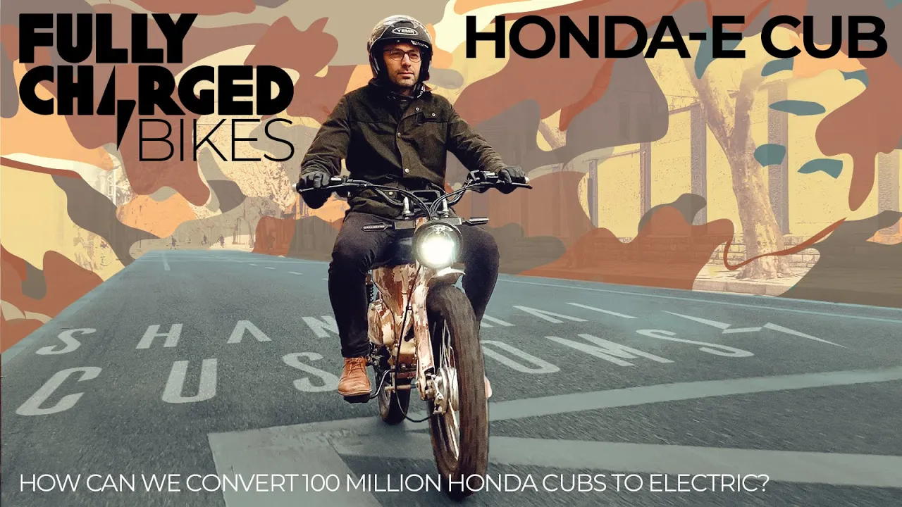 Honda E-Cubs - How many could we convert to electric? | Fully Charged BIKES