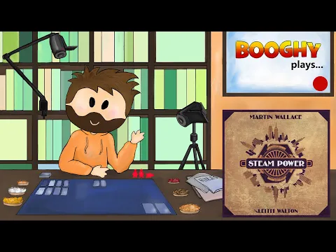 Booghy plays... Steam Power(3p, Rules, Playthrough, Review)