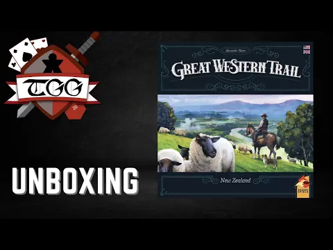 Great Western Trail: New Zealand Board Game Unboxing