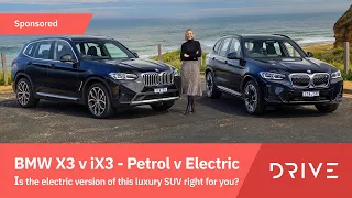 BMW X3 V iX3 | Petrol V Electric | Drive.com.au (Sponsored)