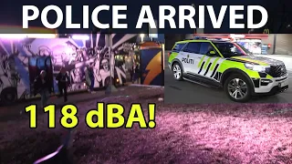 Russ invited me in their bus while blasting loud music