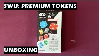 Unboxing Premium Tokens Star Wars Unlimted card game