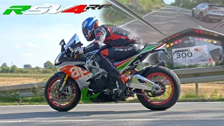 Aprilia RSV4 RF Akrapovic *CRAZY SOUND* POV on Autobahn