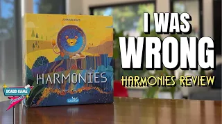 I was WRONG about Harmonies! - (Board Game Review)