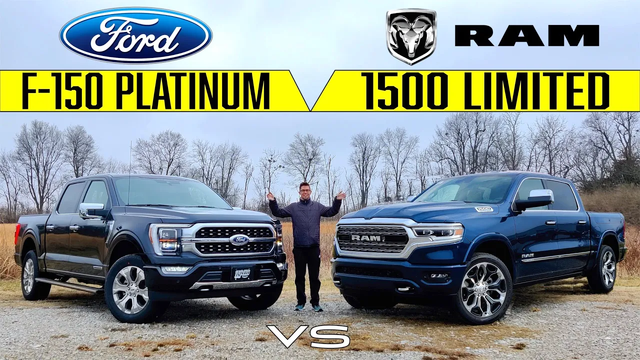 KINGS OF LUXURY! -- 2021 Ford F-150 Platinum vs. 2021 RAM 1500 Limited: Comparison