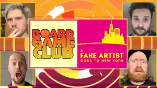 Let's Play A FAKE ARTIST GOES TO NEW YORK | Board Game Club
