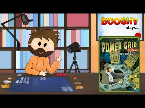 Booghy plays... Power Grid(Bremen)(3p, Playthrough, Review)