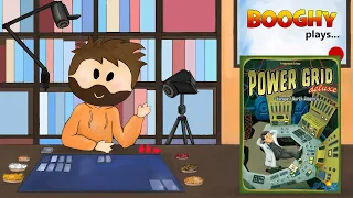 Booghy plays... Power Grid(Bremen)(3p, Playthrough, Review)