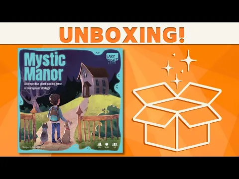 Mystic Manor - Board Game Unboxing!