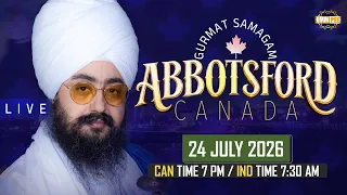 Live Abbotsford, BC canada 24 july 2026 Dhadrianwale